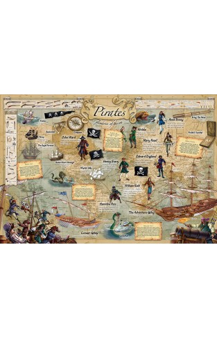 Discover Pirates – Wonders of Learning Wall Chart